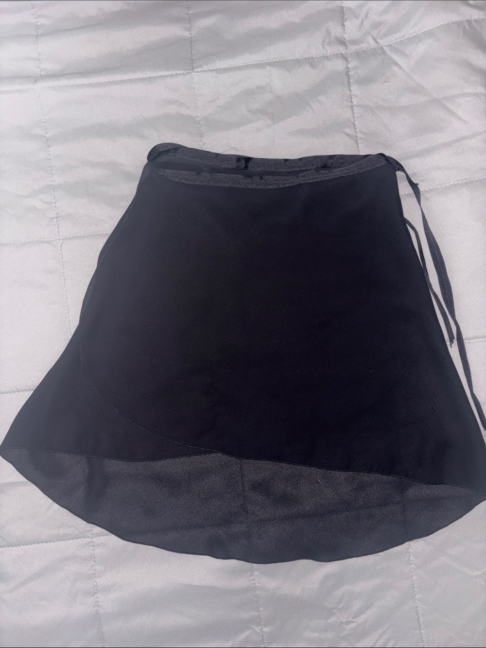 Capezio The Dancemaker Black Chiffon Ballet Wrap Skirk
